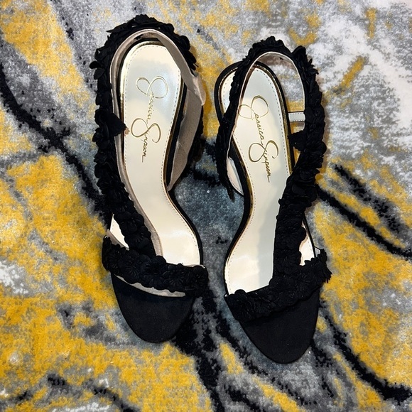 Jessica Simpson Womens Jessin Embellished Dress Sandals Suze 9M - Picture 7 of 8